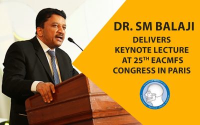 Dr. SM Balaji Delivers Keynote Lecture at 25th EACMFS Congress in Paris