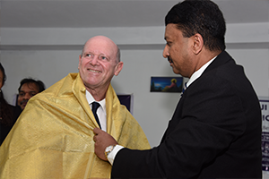 Alain St. Ange, Minister of Tourism and Dr. S.M Balaji