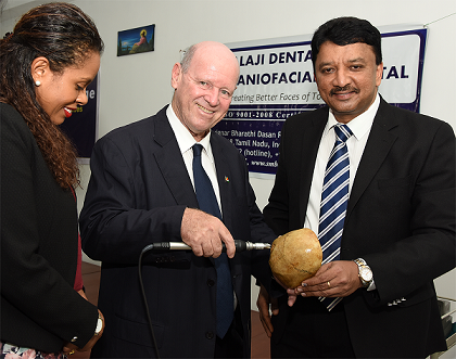 Alain St. Ange, Seychelles Minister, inaugurated the newly commissioned Craniotome