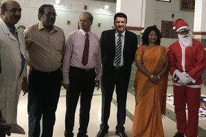 Dr SM Balaji at SRM Dental College Rotaract Club