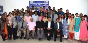 A photograph of the organizers and participants commemorating the CDE program on direct gold restorations conducted by the Indian Academy of Gold Foil Operators and the IDA-Madras Branch at Balaji Dental and Craniofacial Hospital, Teynampet, Chennai