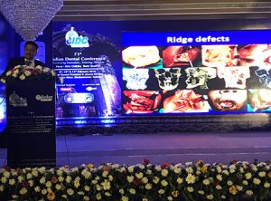 Dr. Balaji’s keynote speech on “Principles and Practice of Vertical Ridge Augmentation by Grafting” at the IDC Conference in Bhubaneswar