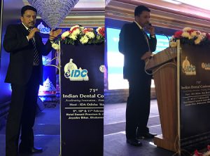 Dr. Balaji’s keynote speech on “Principles and Practice of Vertical Ridge Augmentation by Grafting” at the IDC Conference in Bhubaneswar
