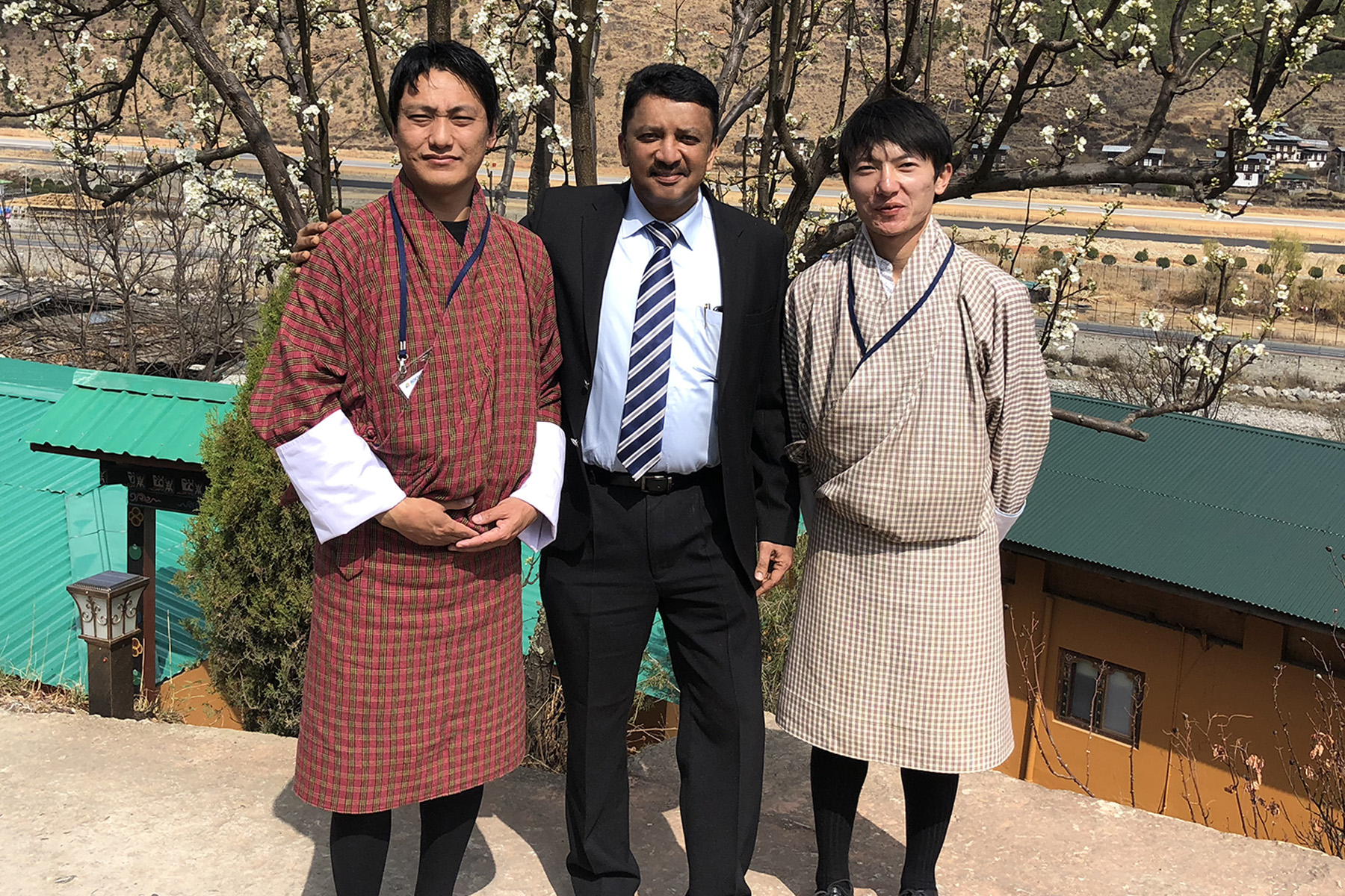 Dr SM Balaji in Paro Bhutan
