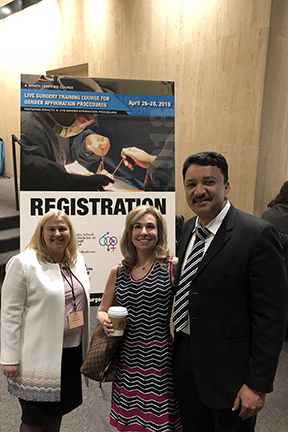 Prof S M Balaji with Dr Gail Knudson, President, World Professional Association for Transgender Health (WPATH) and CoChair, Global Education Initiative and Dr. Randi Ettner, Secretary, WPATH