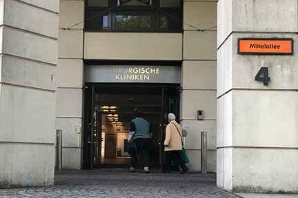 A view of the Charite Universitatsmedizin Berlin