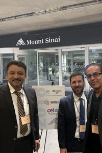 Prof S M Balaji with Dr Daniel Simon, Eminent Oral and Maxillofacial Surgeon and Dr Ravinder Jarial, Plastic and Reconstructive Surgeon Florida