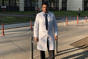 Prof S M Balaji during his visit to the Charite Universitatsmedizin Berlin