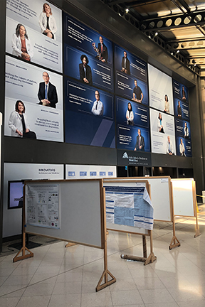A view of the interior of the prestigious Icahn School of Medicine at Mount Sinai, New York City, USA