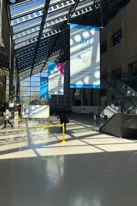 A view of the interior of the prestigious Icahn School of Medicine at Mount Sinai, New York City, USA