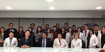 Prof SM Balaji delivers a guest lecture at Makati Medical Centre, Manila, Philippines