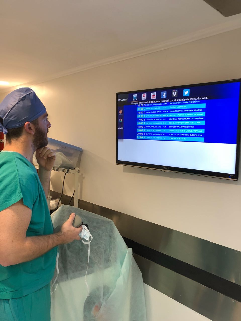 Oral and Maxillofacial Surgery residents at the Hospital Aleman