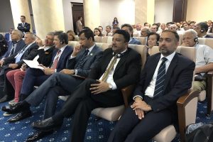 Dr SM Balaji seated with the audience after his ICPF presentation at Azerbaijan Society of Oral and Maxillofacial Surgeons (AzSOMS) presentation ceremony