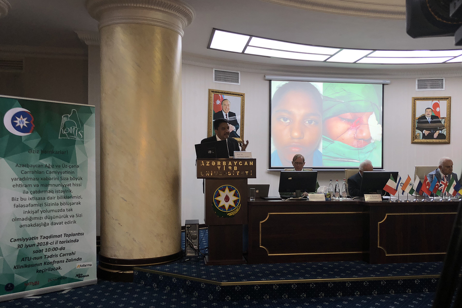 Dr SM Balaji elucidating the management of orofacial clefts