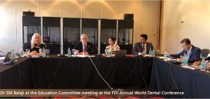 Dr SM Balaji attends Education Committee meeting