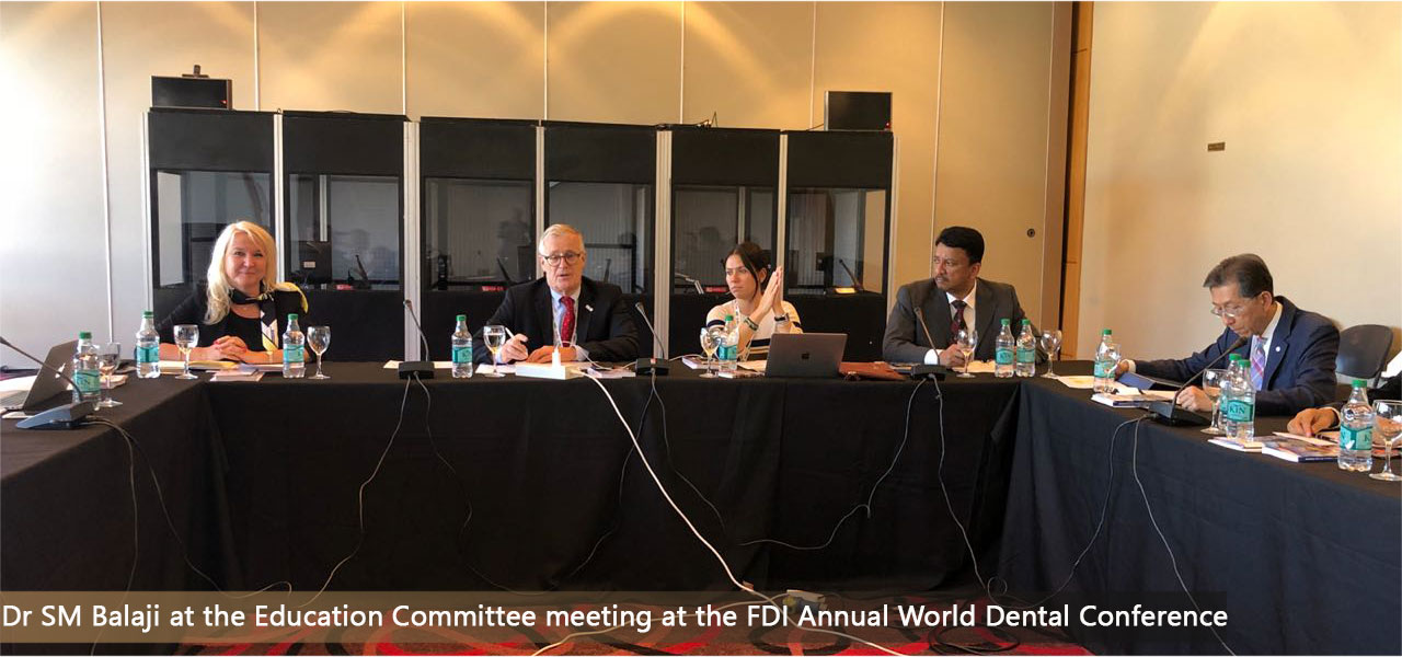 Dr SM Balaji attends Education Committee meeting