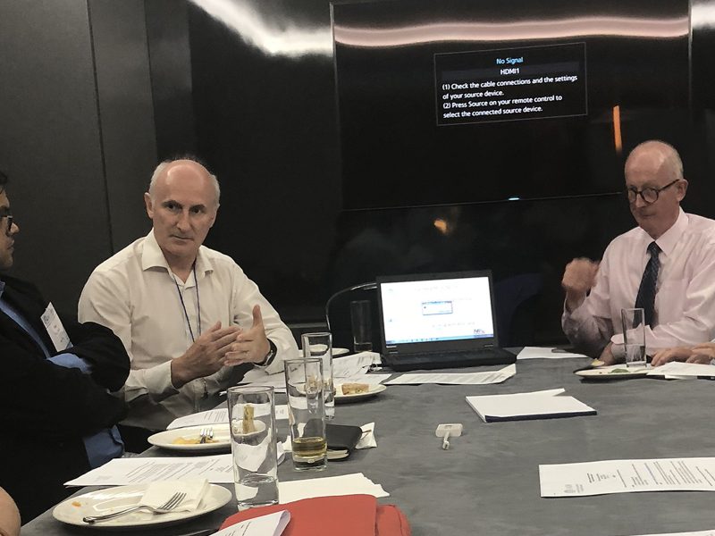 Dr Manu Mathur, Dr Peter Mossey and Dr Alexander Vieira at the Science Information Committee meeting