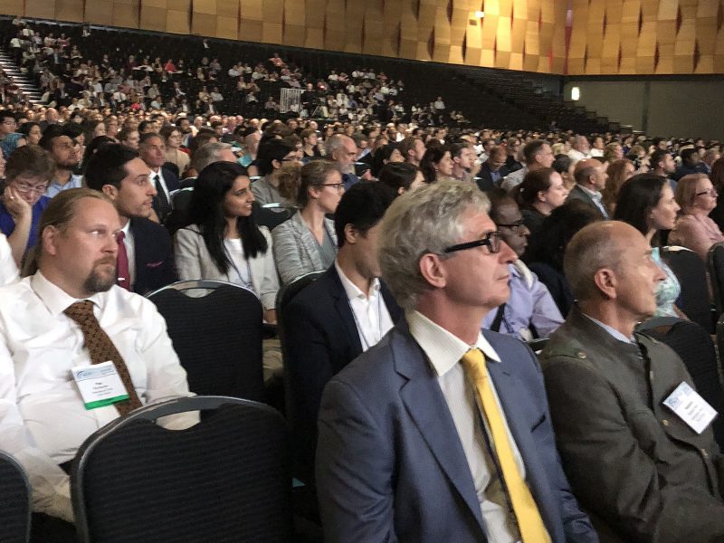 A view of the audience at the opening ceremony