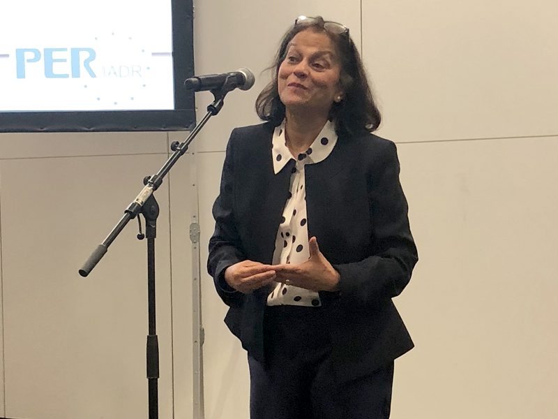 Dr Rena D' Souza at the IADR APR board meeting