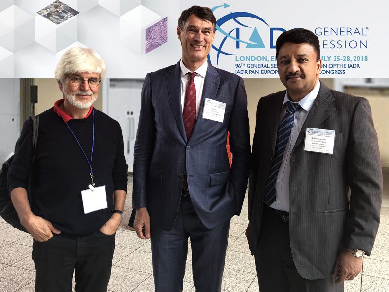 Dr SM Balaji with Prof Thomas Frank Flemmig