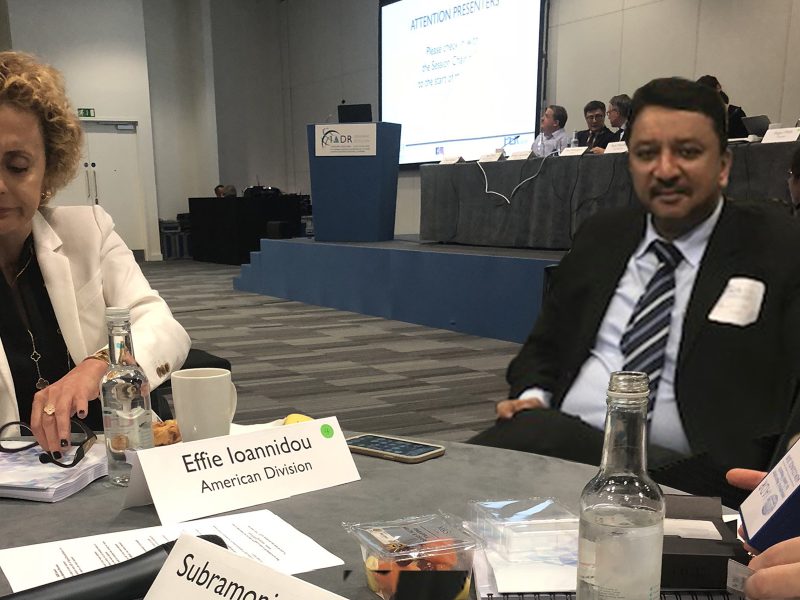 Dr SM Balaji at the IADR Council meeting