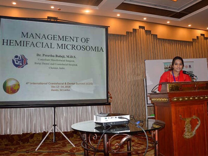 Dr Preetha Balaji on hemifacial microsomia
