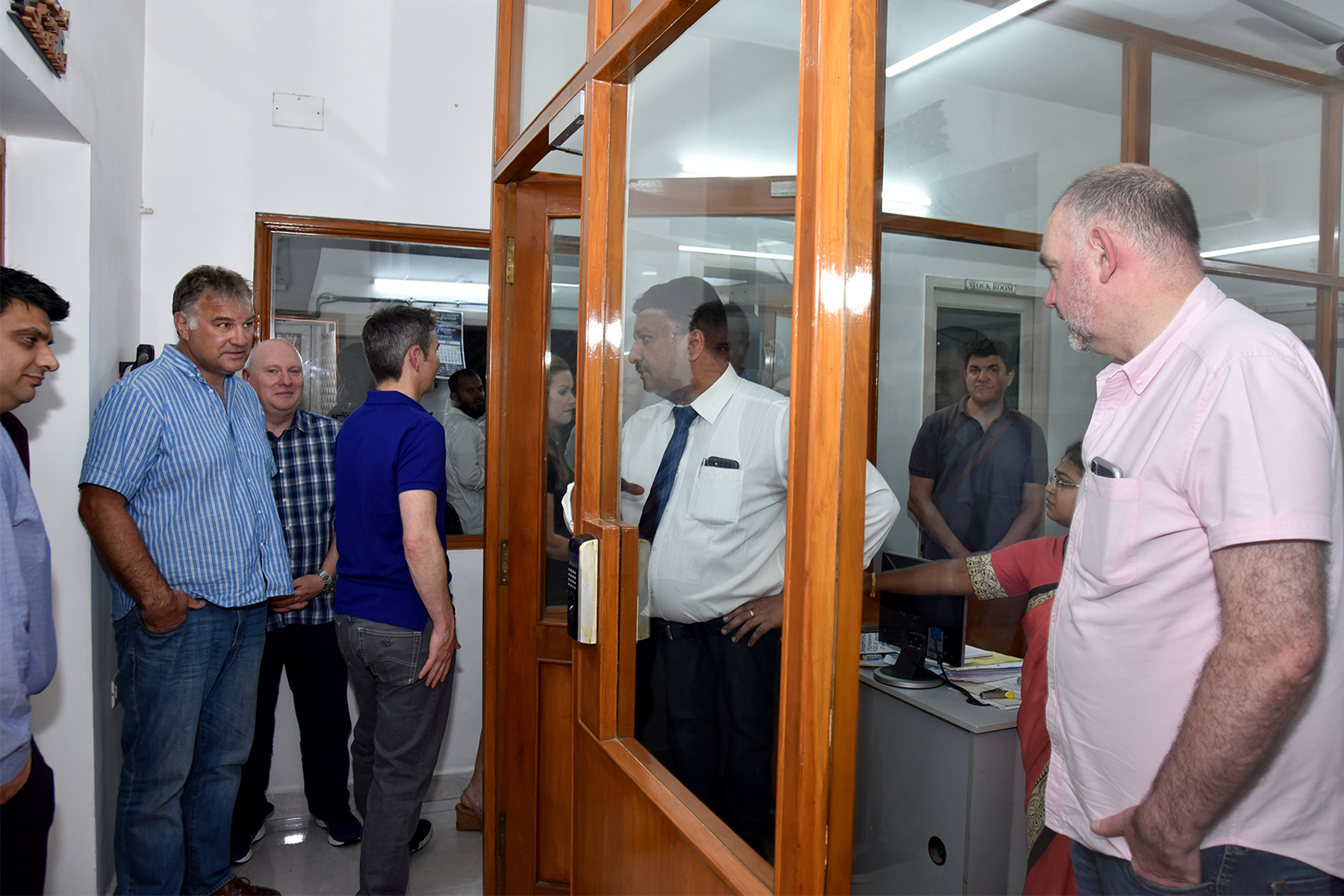 Outside the operation theaters