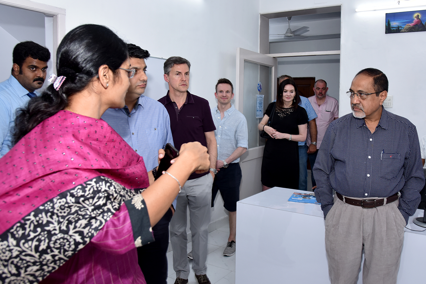 Teams meets staff members