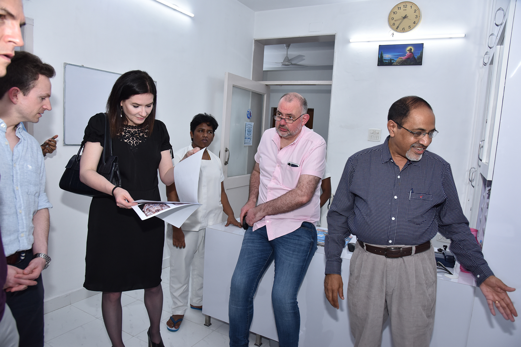 Ward rounds at Balaji Dental