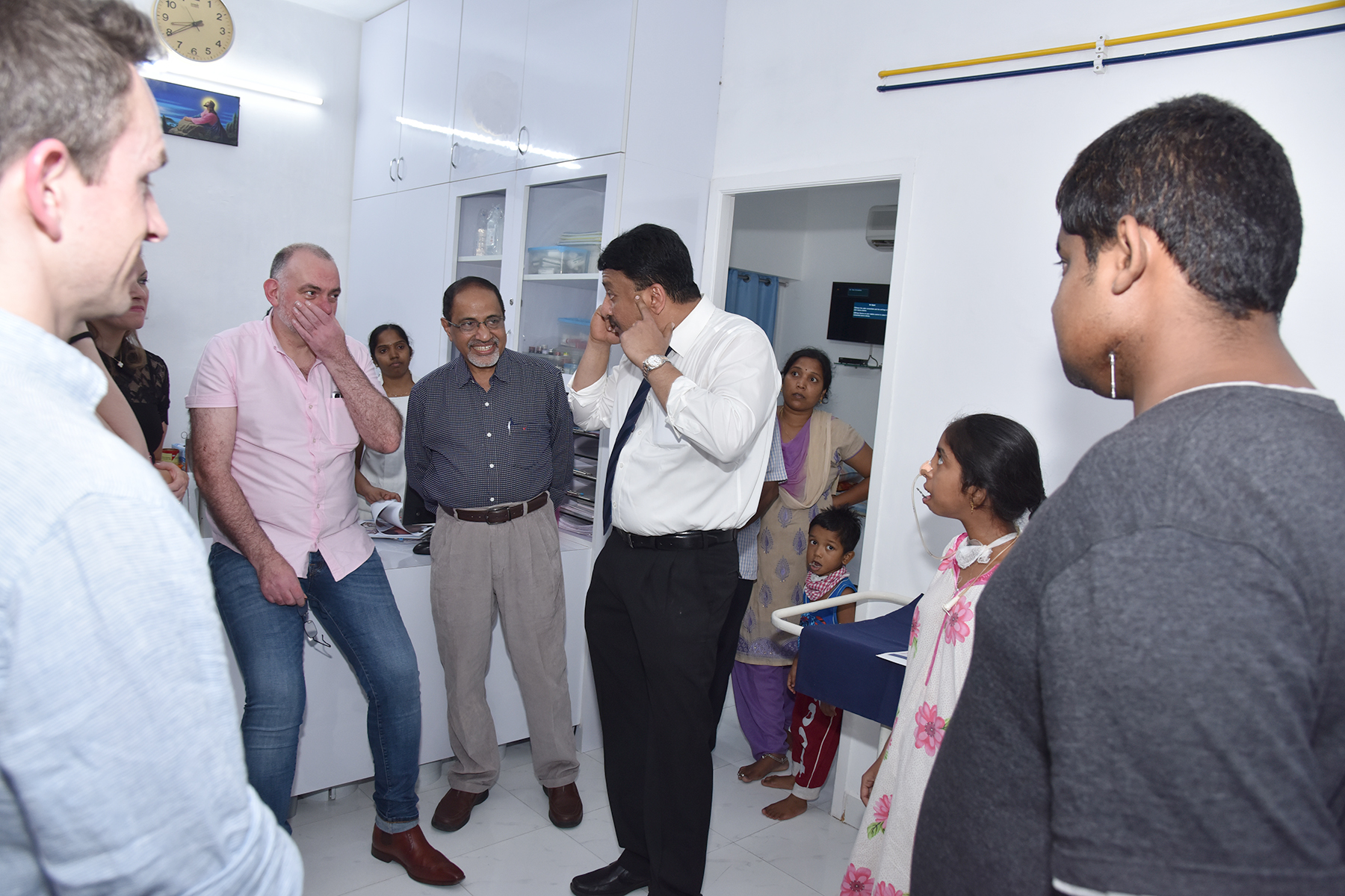 Innovations being explained by Dr SM Balaji.