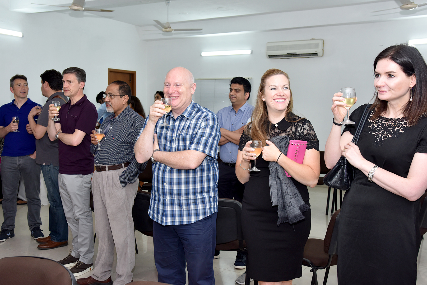 Visitors view patient videos