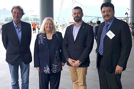 With Dr Kell and Dr Bondioni of FDI