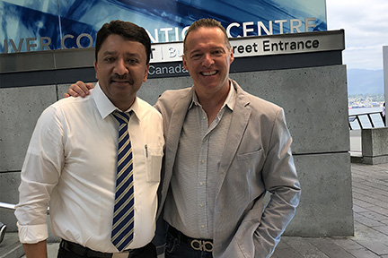 Renewing old ties at the conference