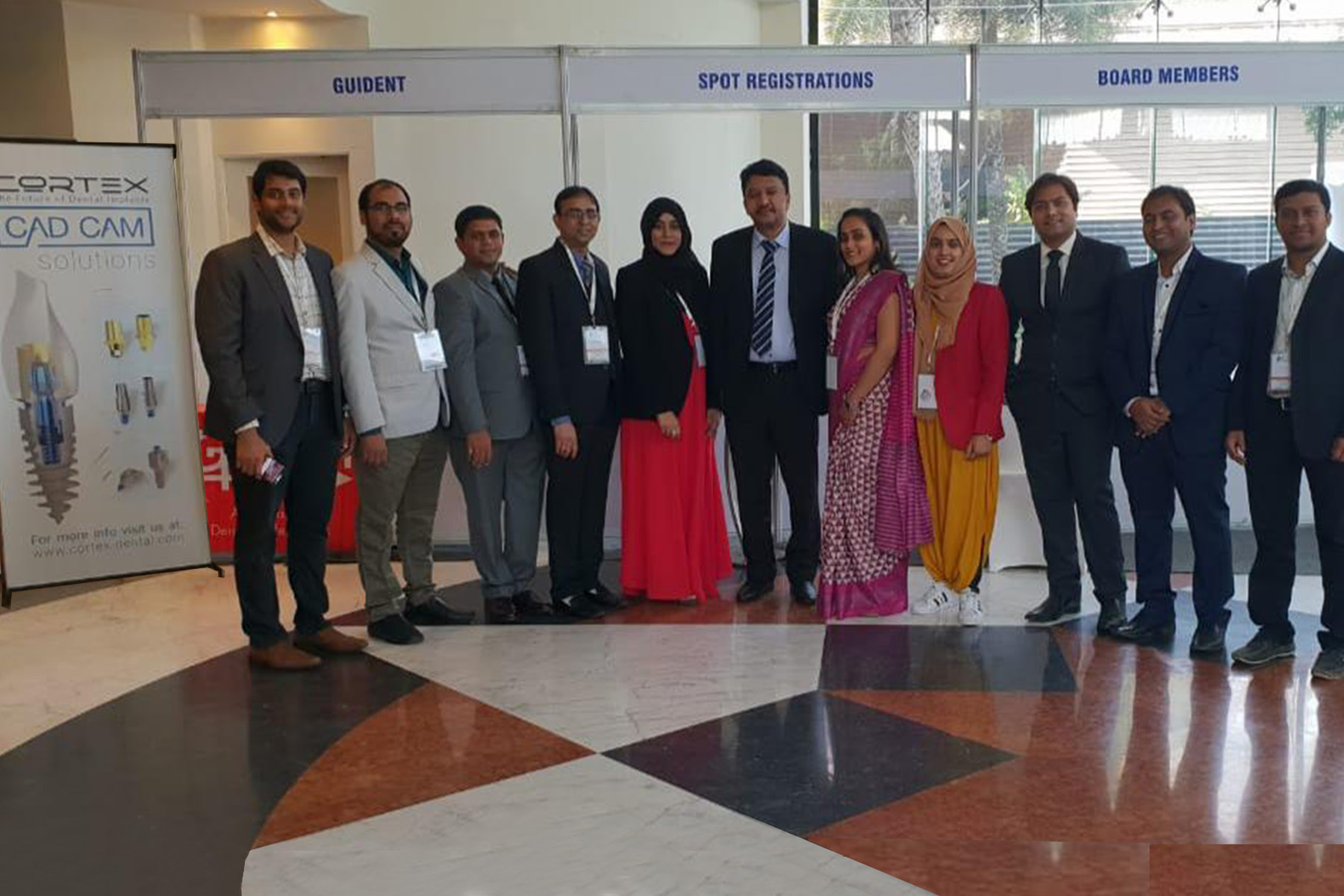 Dr SM Balaji with Bangladeshi delegates