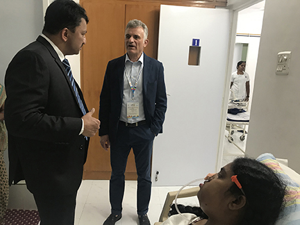 Dr SM Balaji with Dr Konstantinovic