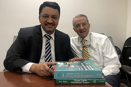 Dr SM Balaji with Dr Ray Stewart at the UCSF