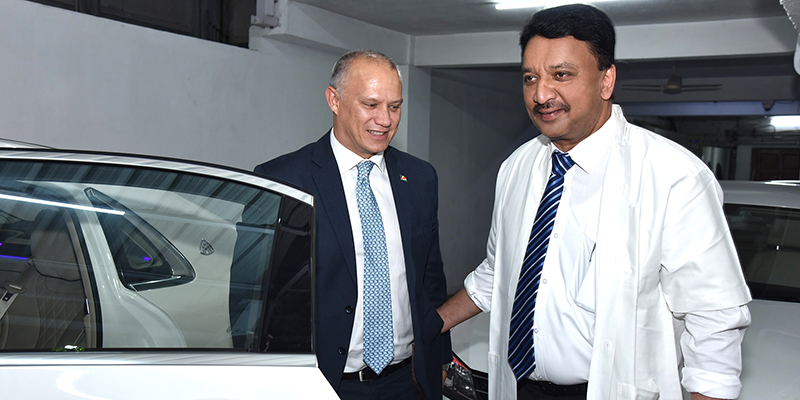 His Excellency Jean-Paul Adam, Minister of Health, Republic of Seychelles visits Balaji Dental and Craniofacial Hospital