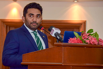 Honorable Abdulla Ameen inaugurates the summit