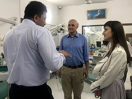 Dr SM Balaji with the Dr Ihde