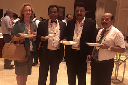 Dr SM Balaji with Drs Joanne Peterson, C Rayappa and Babu Manohar
