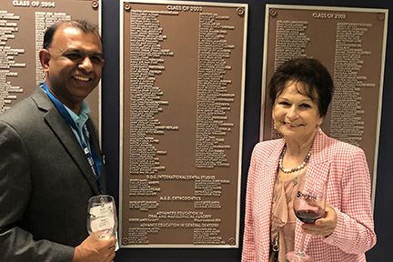 Dr Marie Tolarova with Dr Mathew of Connecticut