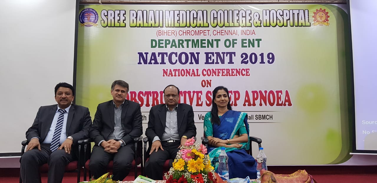 Dr SM Balaji with Prof MK Rajasekar, Dr Ranjini Raghavan and Dr Seemab Shaikh