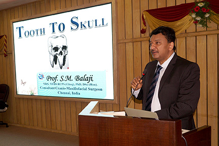 Tooth to Skull keynote lecture at 7th STAR Summit in Saveetha Dental College