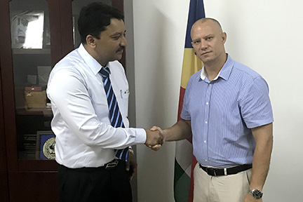 Dr SM Balaji meets with the Hon’ble Health and Tourism Ministers of Seychelles