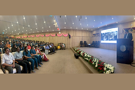 The keynote lecture was followed by a lively question and answer session with the audience