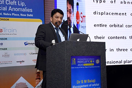 Delving deep into the structure of the human skull, Dr SM Balaji discussing some of the precautions that need to be taken during craniofacial surgery